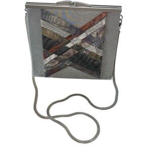 Bo’s Art Studio Los Angeles Women’s Artsy Crisscross Front Wire Screen Crossbody
